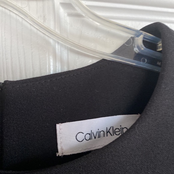 Calvin Klein black hi-low dress. - Picture 3 of 3